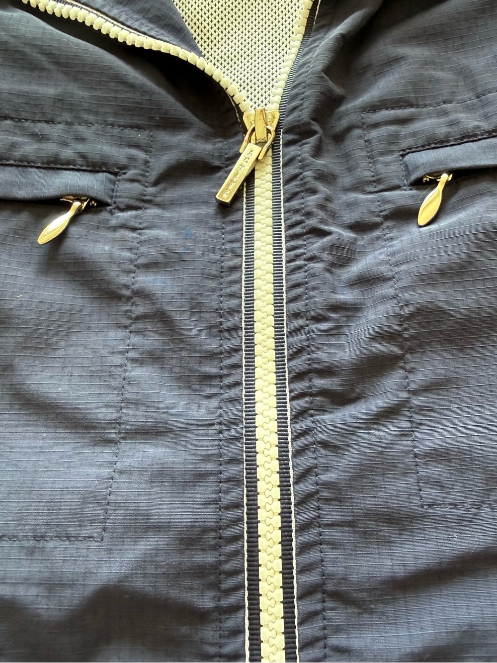 Lauren Active Ralph Lauren Navy Blue Utility Cargo Vest Size Small - Picture 11 of 14